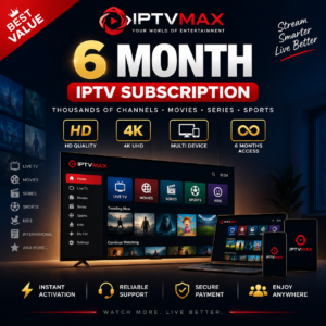 6 Month IPTV Subscription